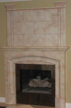 Faux Fireplace